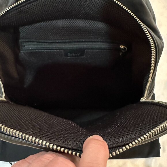 DKNY Black Sleek Soft Nappa Leather Backpack For Men or Women